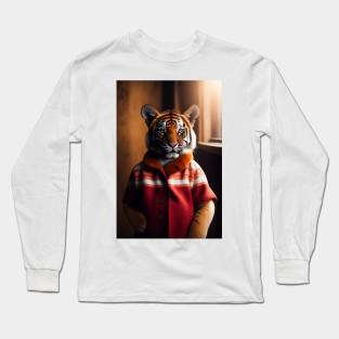 tiger 3d Long Sleeve T-Shirt